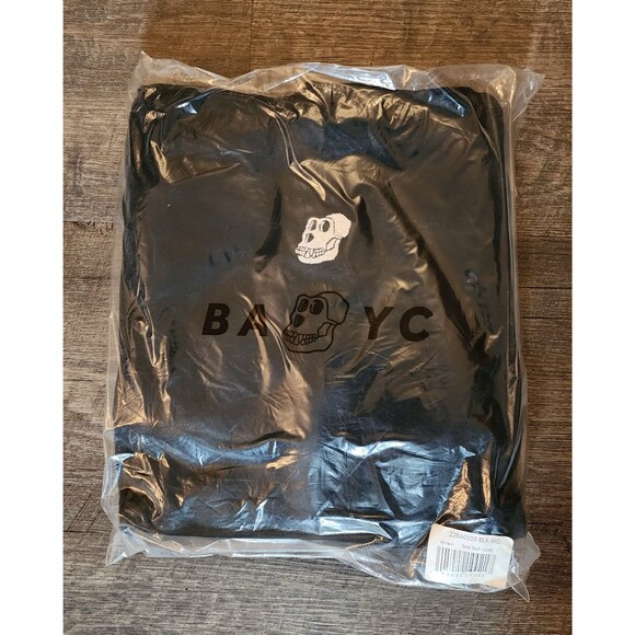 Bored Ape Yacht Club Hoodie Medium Black BAYC Skull Pullover NFT Sweater - Picture 1 of 3